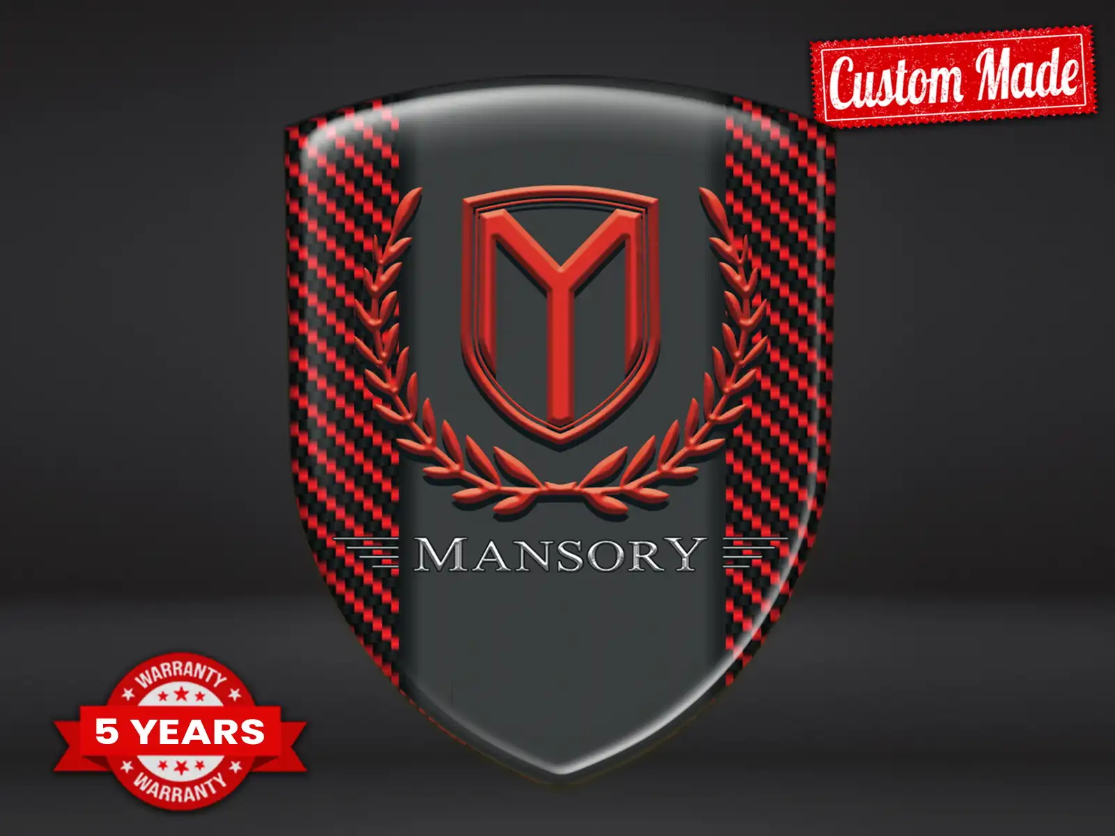 Mansory Türaufkleber Stilvoll Pro Max Modern Robust